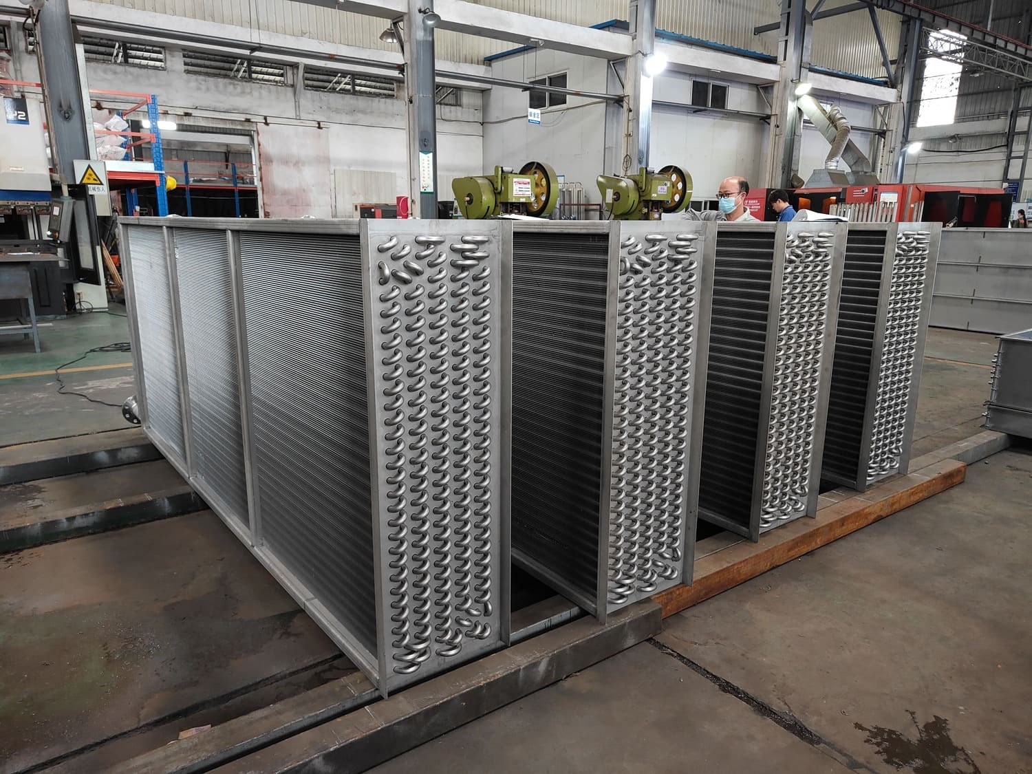Stainless steel water coil